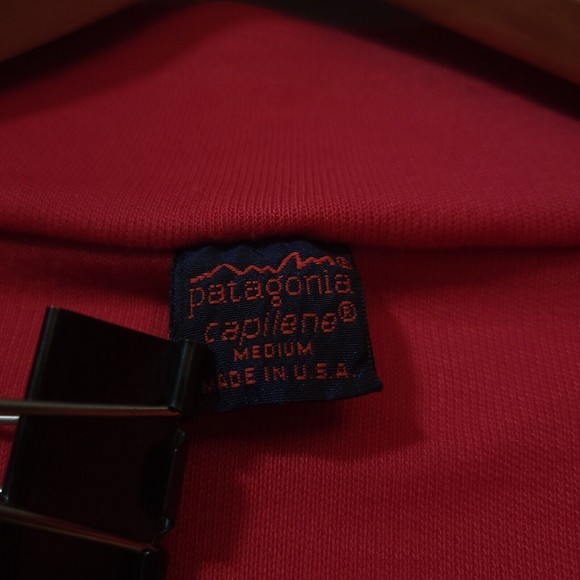 Vintage Patagonia Capilene Half Zip USA Made Sweater Pink Women's Size Medium - Picture 2 of 8